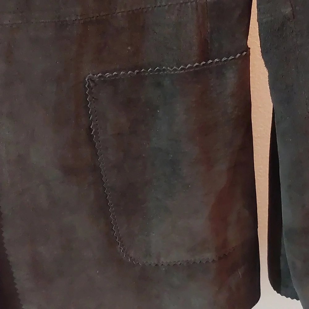 Alfani Brown Suede Blazer - Picture 4 of 7